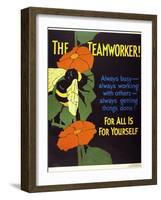 The Teamworker!-null-Framed Giclee Print