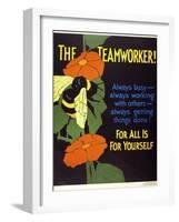 The Teamworker!-null-Framed Giclee Print