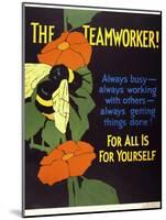 The Teamworker!-null-Mounted Giclee Print