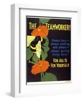 The Teamworker!-null-Framed Giclee Print