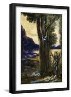 The Tears of Orpheus-Gustave Moreau-Framed Giclee Print