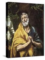 “The Tears of Saint Peter”, c.1594-1604-El Greco-Stretched Canvas