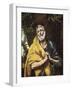 “The Tears of Saint Peter”, c.1594-1604-El Greco-Framed Giclee Print