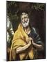 “The Tears of Saint Peter”, c.1594-1604-El Greco-Mounted Giclee Print