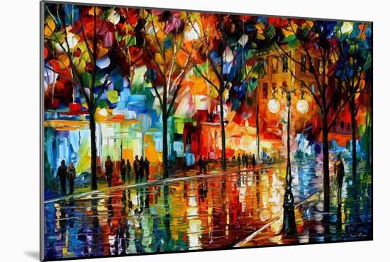 The Tears Of The Fall-Leonid Afremov-Mounted Premium Giclee Print