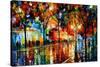 The Tears Of The Fall-Leonid Afremov-Stretched Canvas