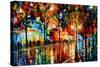 The Tears Of The Fall-Leonid Afremov-Stretched Canvas