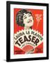 The Teaser - 1925-null-Framed Giclee Print