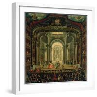 The Teatro Reale in Turin-Pietro Domenico Oliviero-Framed Giclee Print