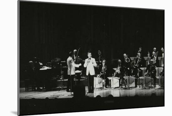 The Ted Heath Orchestra in Concert at the Barbican Hall, London, December 1985-Denis Williams-Mounted Photographic Print