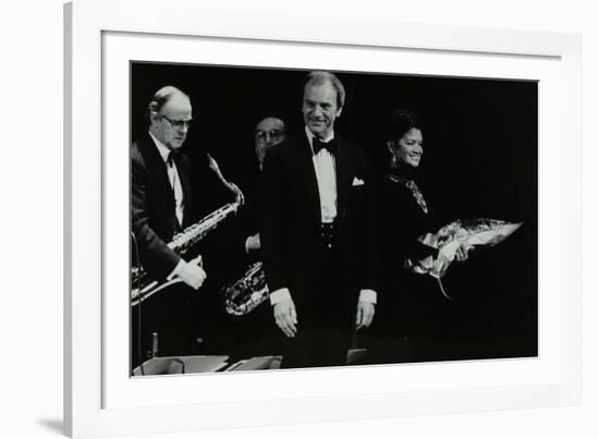 The Ted Heath Orchestra in Concert at the Forum Theatre, Hatfield, Hertfordshire, 18 November 1983-Denis Williams-Framed Photographic Print