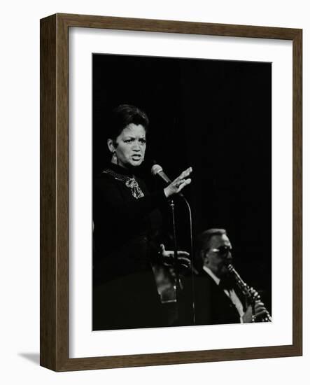 The Ted Heath Orchestra in Concert at the Forum Theatre, Hatfield, Hertfordshire, 18 November 1983-Denis Williams-Framed Photographic Print