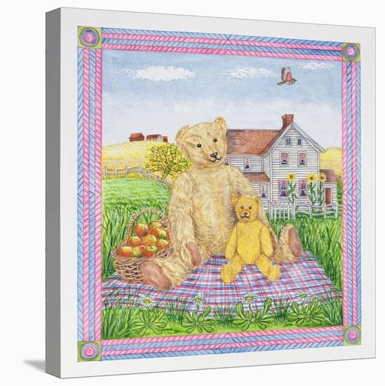 The Teddy Bears' Picnic-Catherine Bradbury-Stretched Canvas