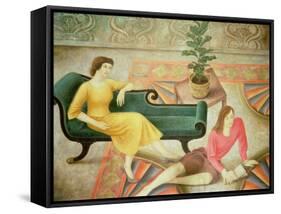The Teenage Daughter, 1989-Patricia O'Brien-Framed Stretched Canvas