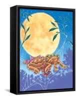 The Teeny Sleepy Spider - Turtle-Catherine G. Bratton-Framed Stretched Canvas