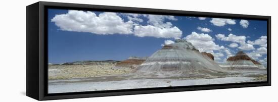 The Teepes Cones, Painted Desert and Petrified Forest, Arizona, USA, May 2007-Philippe Clement-Framed Stretched Canvas