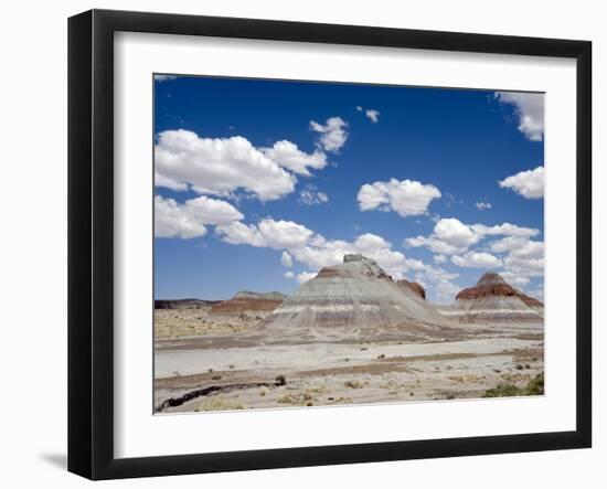 The Teepes Cones, Painted Desert and Petrified Forest Np, Arizona, USA, May 2007-Philippe Clement-Framed Photographic Print