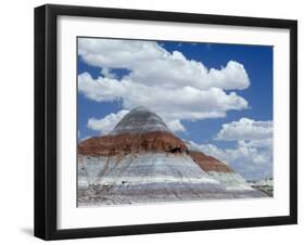 The Teepes Cones, Painted Desert and Petrified Forest Np, Arizona, USA, May 2007-Philippe Clement-Framed Photographic Print