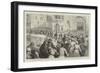 The Teheran Tobacco Riots, the Mob in Front of the Shah's Palace-Godefroy Durand-Framed Giclee Print