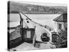 The Teignmouth-Shaldon Toll Bridge, over the River Teign, Devon, England-null-Stretched Canvas