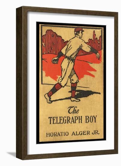 The Telegraph Boy-null-Framed Art Print
