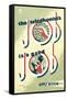 The Telephonist's Job Is a Good Job, Apply Within-Stan Krol-Framed Stretched Canvas