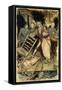 'The Tell-Tale Heart' by Edgar Allan Poe-Arthur Rackham-Framed Stretched Canvas