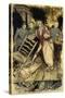 'The Tell-Tale Heart' by Edgar Allan Poe-Arthur Rackham-Stretched Canvas