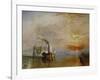 The Temeraire Towed to Her Last Berth (AKA The Fighting Temraire)-JMW Turner-Framed Giclee Print