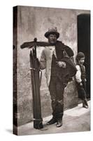 The Temperance Sweep, Woodbury Type Photograph-John Thomson-Stretched Canvas