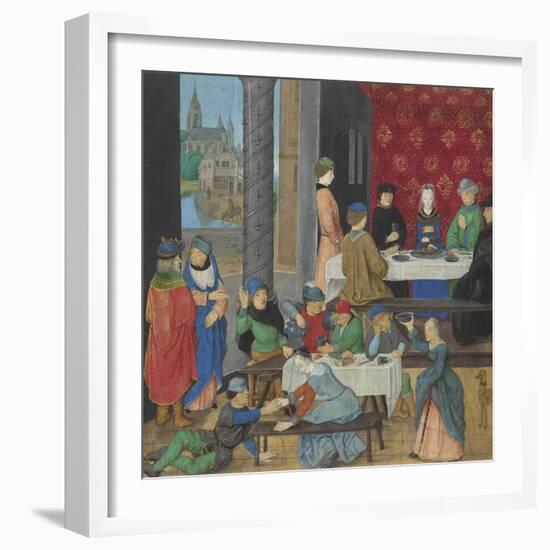 The Temperate and the Intemperate, c.1475-80-Master of the Dresden Prayer Book-Framed Giclee Print