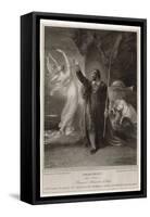 The Tempest, Act I, Scene II: Whilst Miranda Sleeps Prospero Confers with Ariel-Frederick Burr Opper-Framed Stretched Canvas