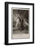 The Tempest, Act I, Scene II: Whilst Miranda Sleeps Prospero Confers with Ariel-Frederick Burr Opper-Framed Photographic Print