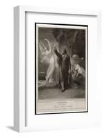 The Tempest, Act I, Scene II: Whilst Miranda Sleeps Prospero Confers with Ariel-Frederick Burr Opper-Framed Photographic Print