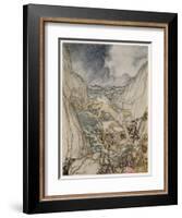 The Tempest, Ariel-Arthur Rackham-Framed Art Print