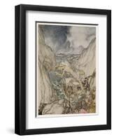 The Tempest, Ariel-Arthur Rackham-Framed Art Print