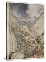 The Tempest, Ariel-Arthur Rackham-Stretched Canvas