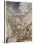 The Tempest, Ariel-Arthur Rackham-Stretched Canvas