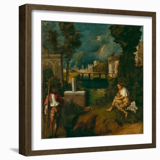 The Tempest, C.1508-Giorgione-Framed Giclee Print