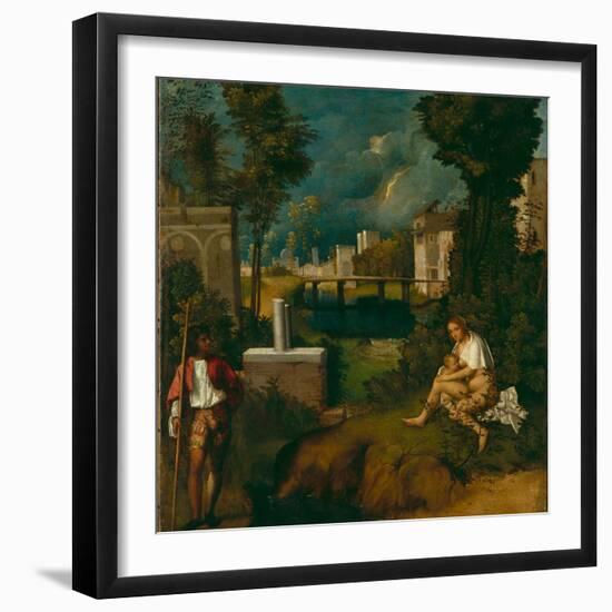 The Tempest, C.1508-Giorgione-Framed Giclee Print