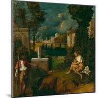 The Tempest, C.1508-Giorgione-Mounted Giclee Print