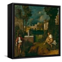 The Tempest, C.1508-Giorgione-Framed Stretched Canvas