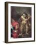 The Tempest, Detail of Caliban (Detail)-William Hogarth-Framed Giclee Print