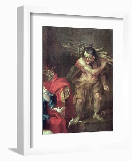 The Tempest, Detail of Caliban (Detail)-William Hogarth-Framed Giclee Print