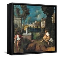 The Tempest-Giorgione da Castelfranco-Framed Stretched Canvas