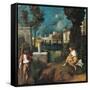 The Tempest-Giorgione da Castelfranco-Framed Stretched Canvas