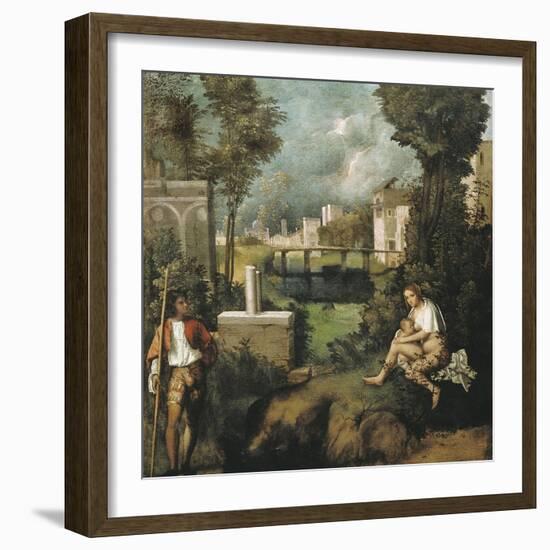 The Tempest-Giorgione-Framed Art Print