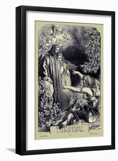 The Tempest-John Gilbert-Framed Giclee Print