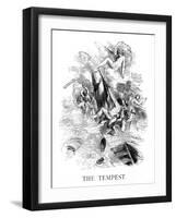 The Tempest-John Gilbert-Framed Giclee Print