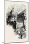 The Templars Church at Luz, the Pyrenees, France, 19th Century-null-Mounted Premium Giclee Print